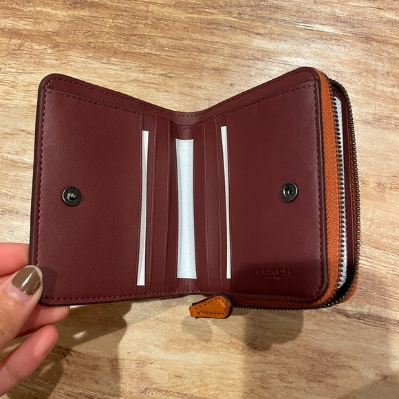 Coach Colorblock Leather Billfold Wallet - Picture 7 of 7